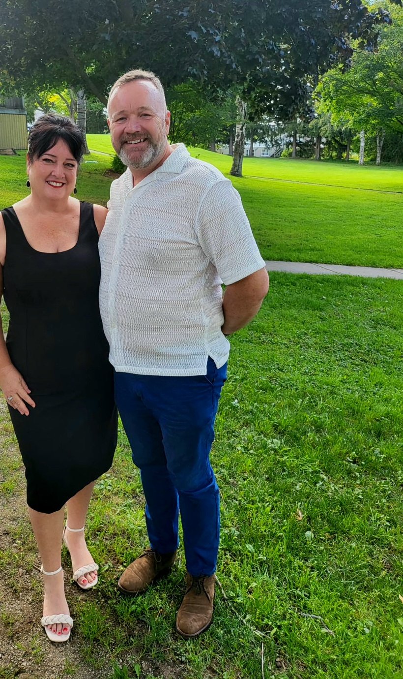 Pastor John Sawkins and his wife Wendy