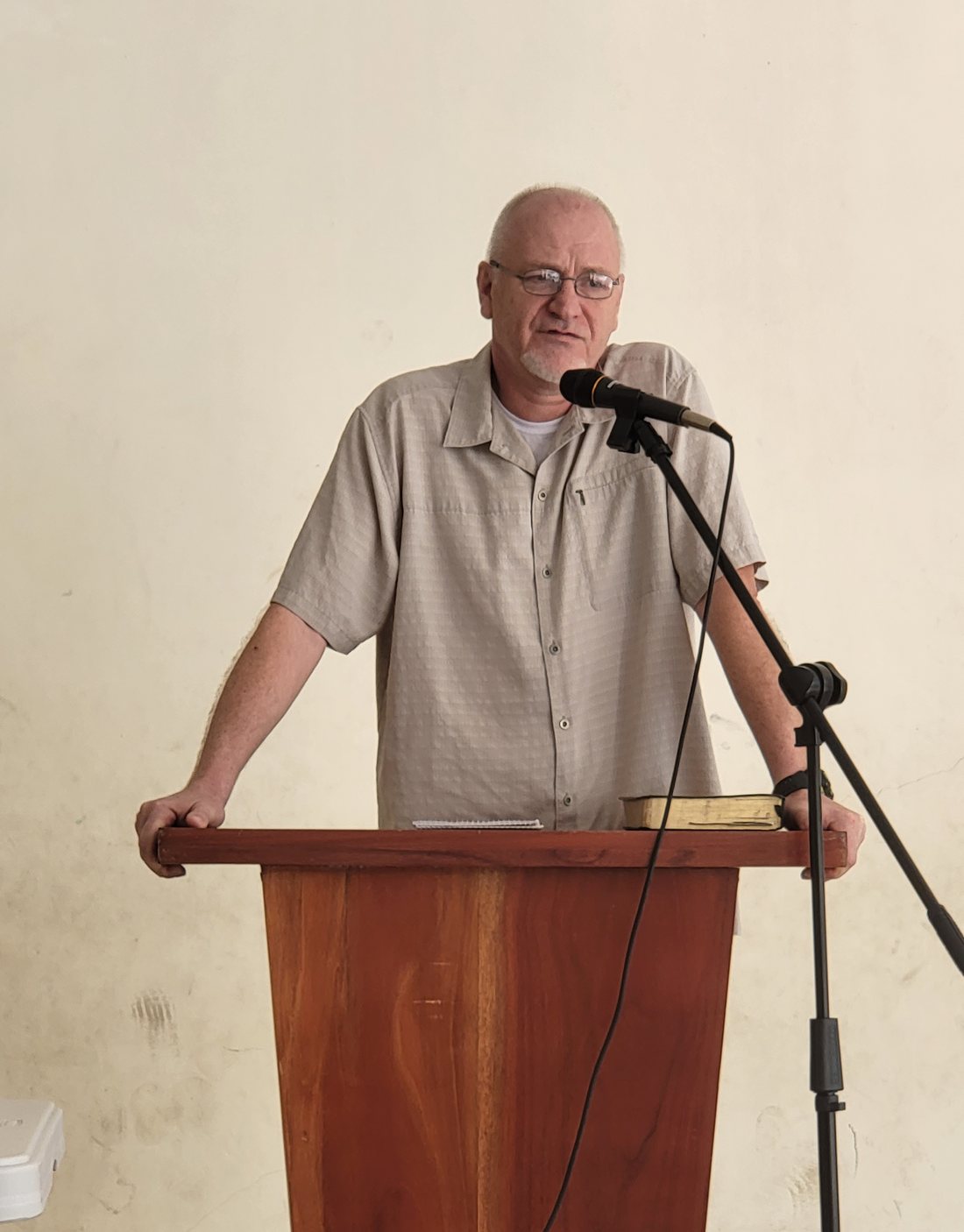 Guest evangelist and apologist Sye Ten Bruggencate preaching at Providence Church Coronado